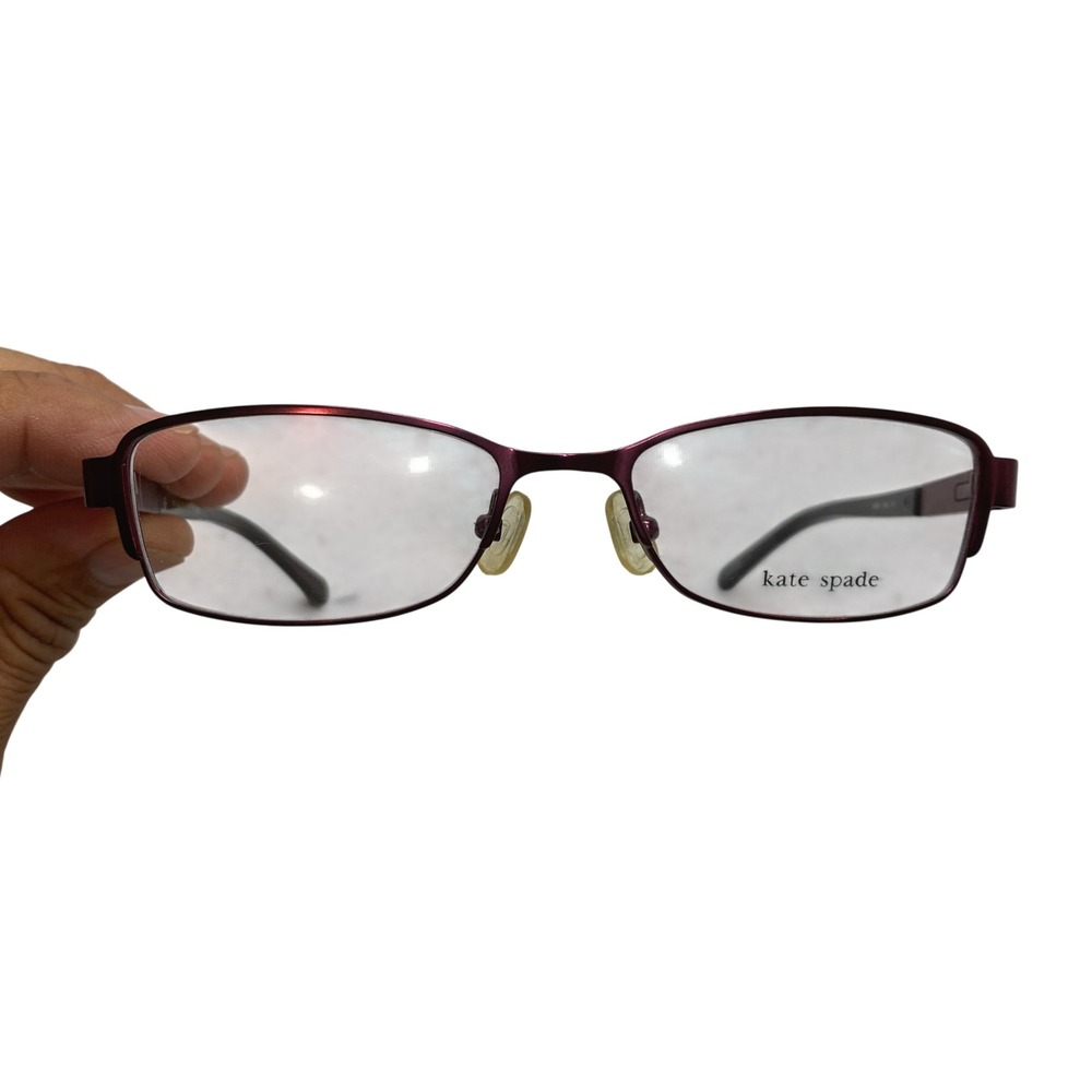 Kate Spade Averil 0RU6 Eyeglasses Womens Burgundy Rectangular 135mm